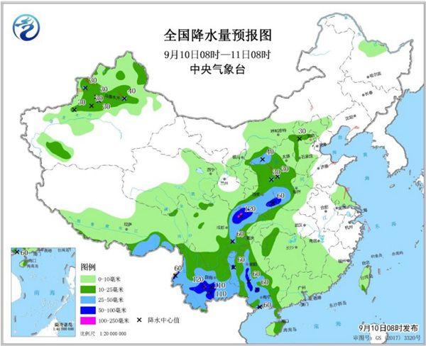 华西秋雨“仍在线” 北方秋意正浓南方夏日炎炎 新闻资讯 第2张