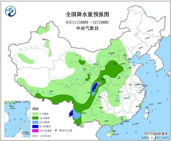 华西秋雨“仍在线” 北方秋意正浓南方夏日炎炎 新闻资讯 第3张